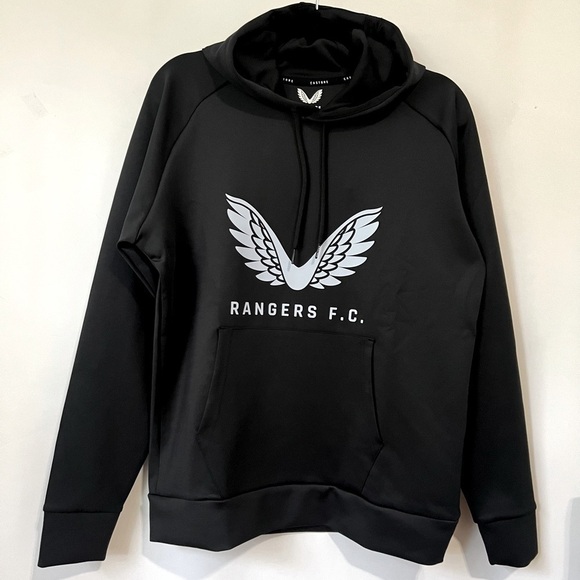 Castore, Rangers F.C. Men's Scuba Travel Hoody - Black. Size: M. NWT - Picture 3 of 15